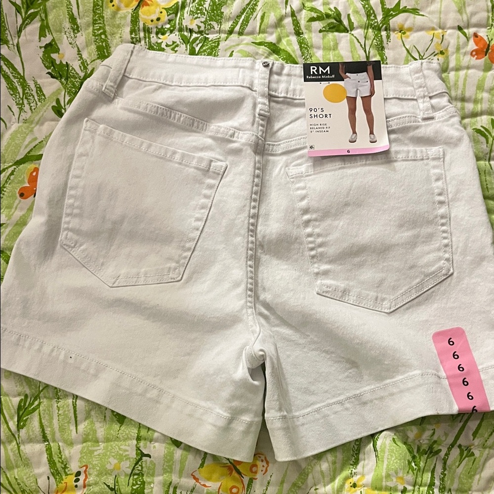 Women's White Denim Shorts